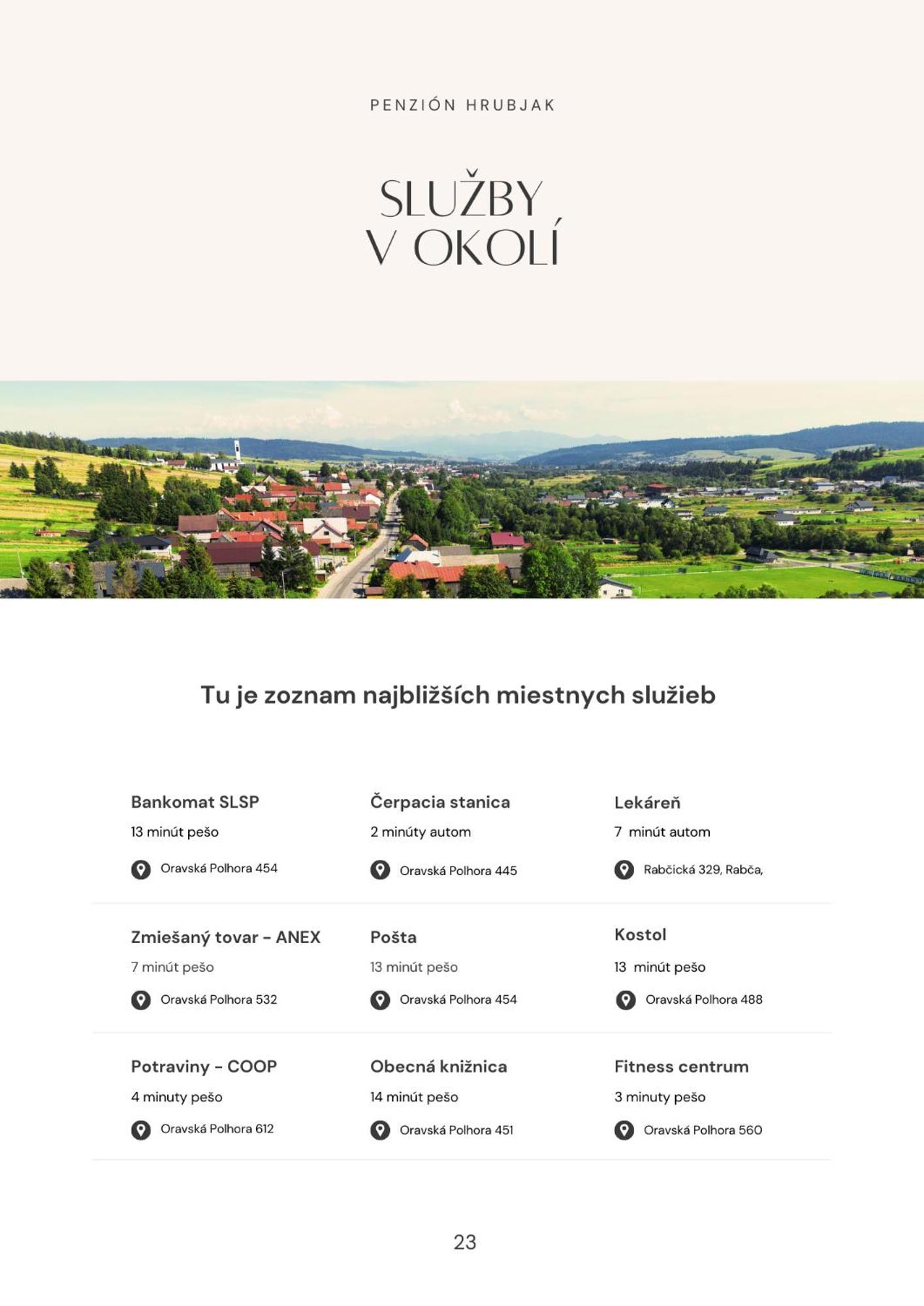 Penzion Hrubjak Oravská Polhora 외부 사진